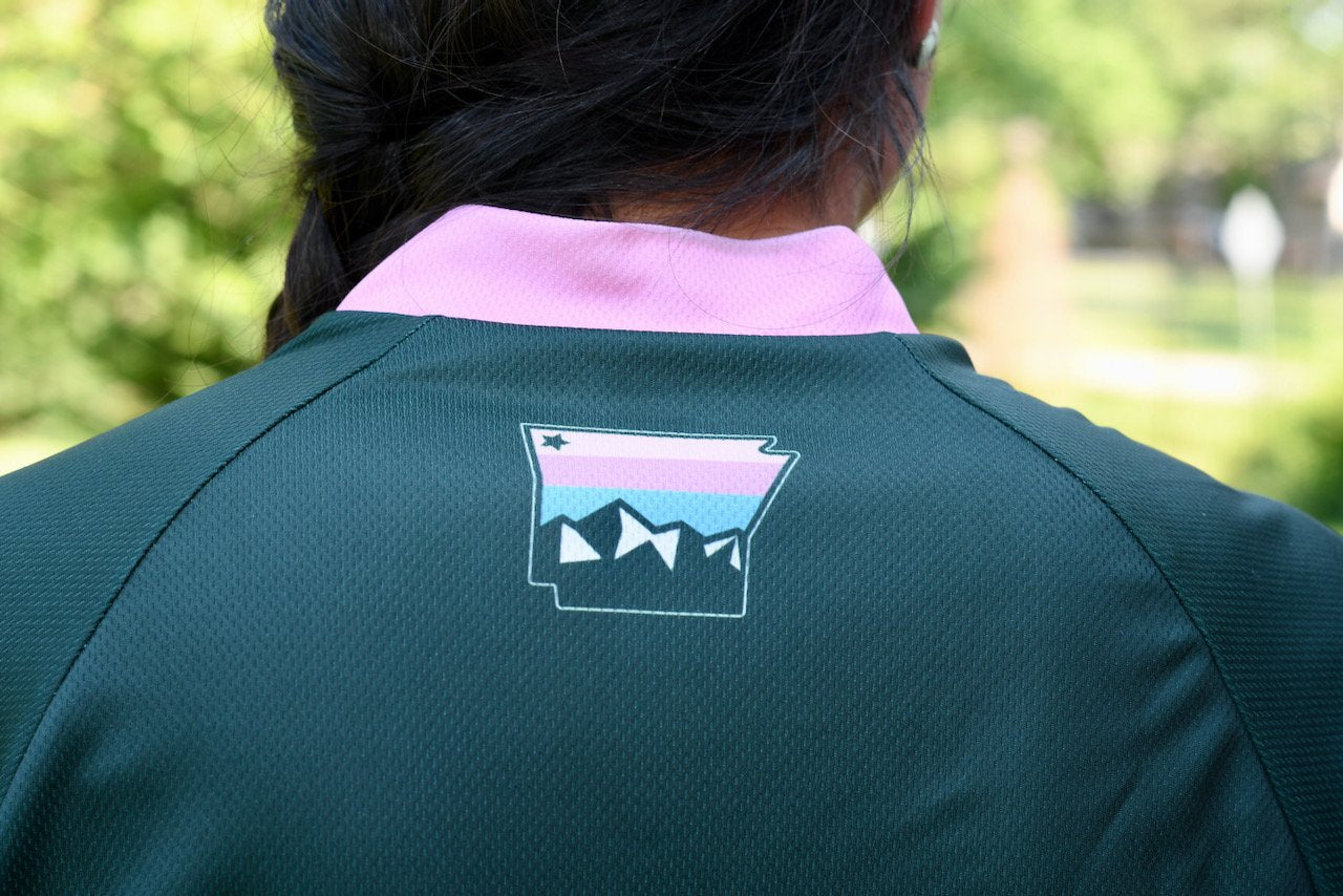 Oz Trails Elevation MTB Jersey in Green-Women's
