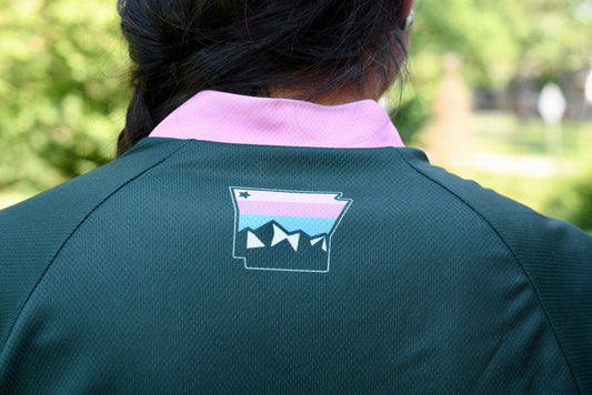 Oz Trails Elevation MTB Jersey in Green-Women's
