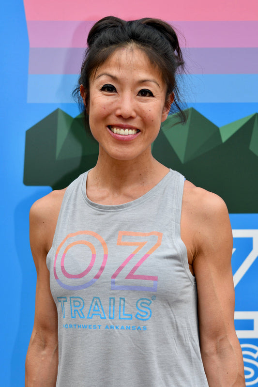 Oz Trails Stacked Color Performance Tank in Gray-Unisex