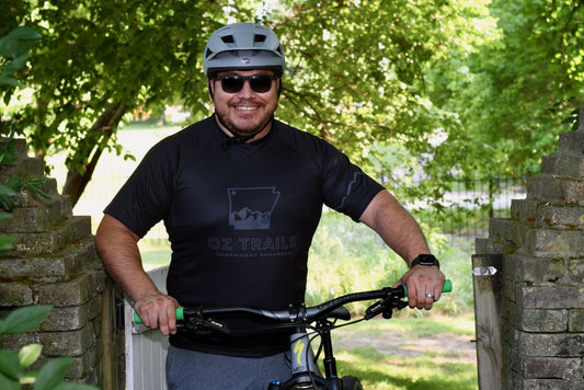 Oz Trails Stealth MTB Jersey in Black-Unisex
