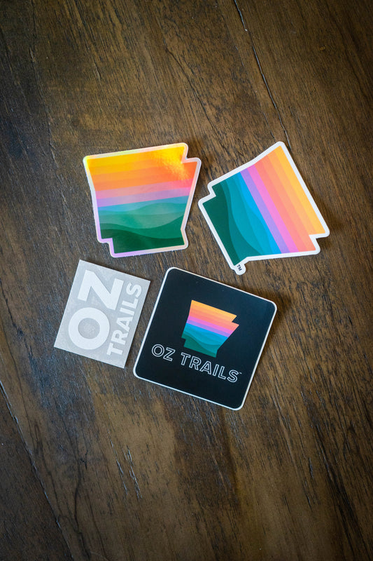 Oz Trails Stickers - NEW DESIGN (50 Pack)