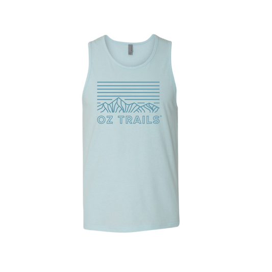 Oz Trails Line It Up Tank in Sky-Unisex