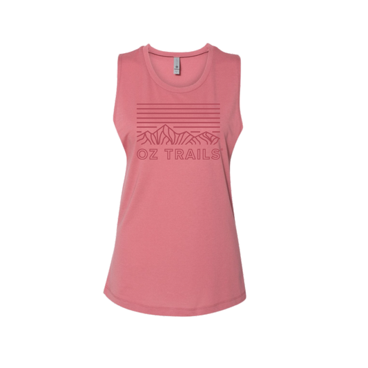 Oz Trails Line It Up Tank in Rosey-Women's