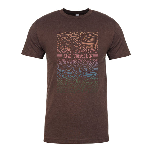Oz Trails Topo Tee in Espresso