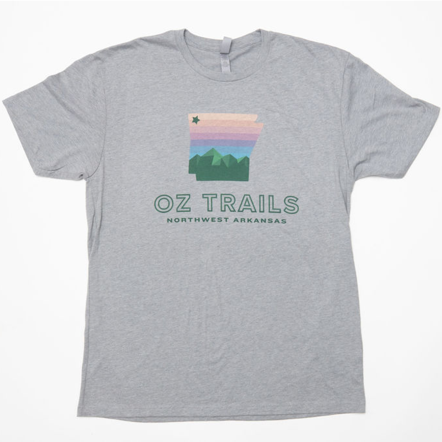 Oz Trails Classic Tee in Heather Grey
