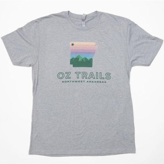 Oz Trails Classic Tee in Heather Grey
