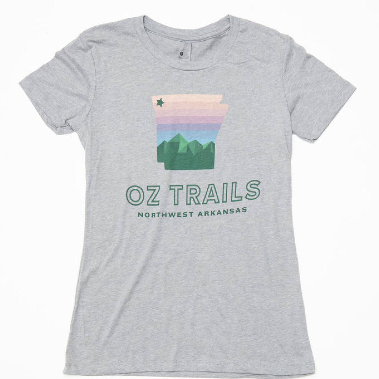 Oz Trails Classic Tee in  Heather Grey-Women's