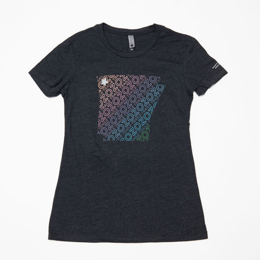 Oz Trails Dirt Jumper Tee in Charcoal-Women's