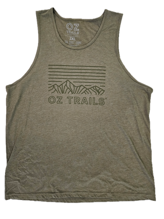 Oz Trails Line It Up Tank in Olive Green