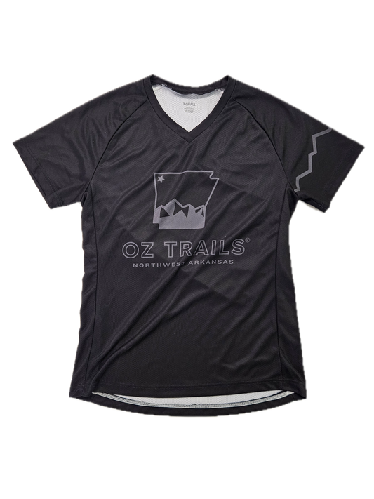 Oz Trails Stealth MTB Jersey in Black-Women's